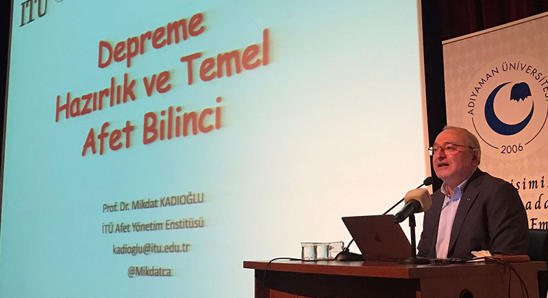 PROF. DR. MİKDAT KADIOĞLU'NUN KONUK OLDUĞU ''DEPREM VE İKLİM KONFERANSI'' 