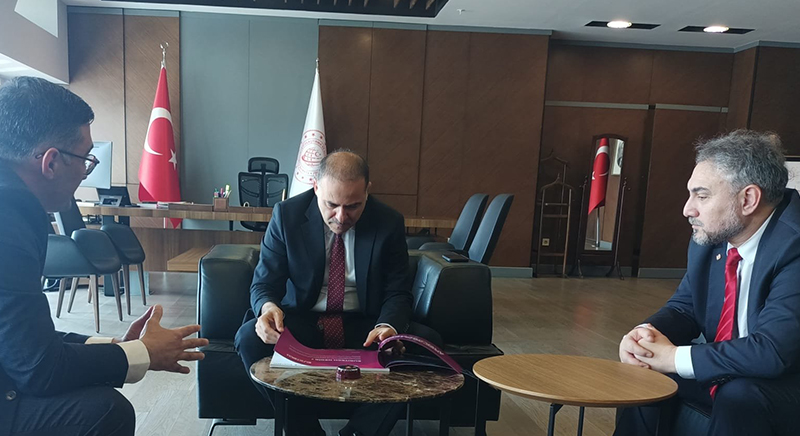 Ulaştırma ve Altyapı Bakan Yardımcısı Dr. Ömer Fatih Sayan'ı Ziyaret