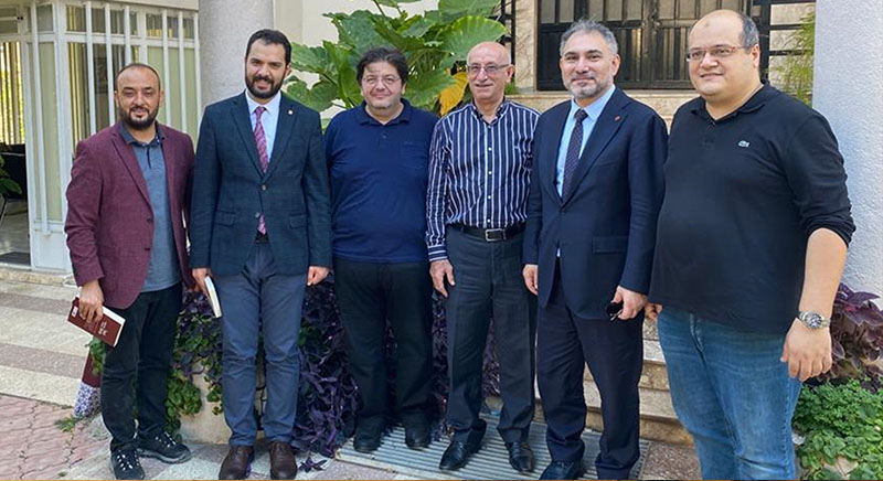 MMG Genel Başkanı Bülent Şen ve Beraberindeki MMG Heyetinin Birlik Vakfı Kurucularından Nasuh Boztepe'yi Ziyareti