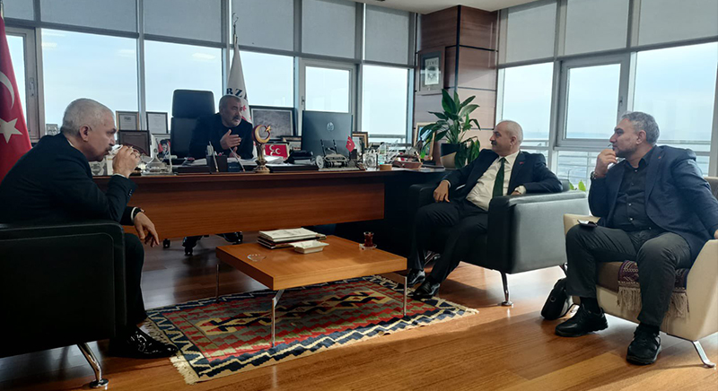 Gebze Belediye Başkanı Zinnur Büyükgöz’e ve Güzeller OSB Yönetim Kurulu Başkanı Adem Ceylan'a Ziyaret