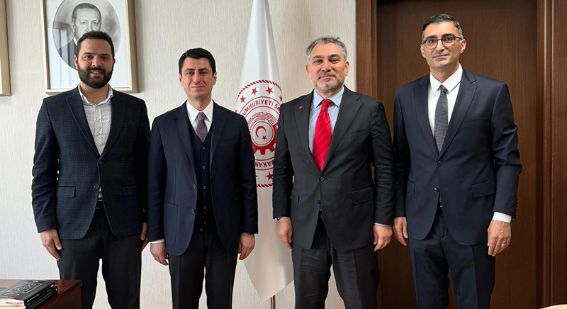  Sanayi ve Teknoloji Bakanlığı Ar-Ge Teşvikleri Genel Müdürü Muhammet Bilal Macit'e Ziyaret