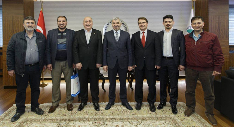 MMG Kayseri Şubesi Kayseri Büyükşehir Belediyesi Başkanı Mustafa Çelik’i ziyaret etti