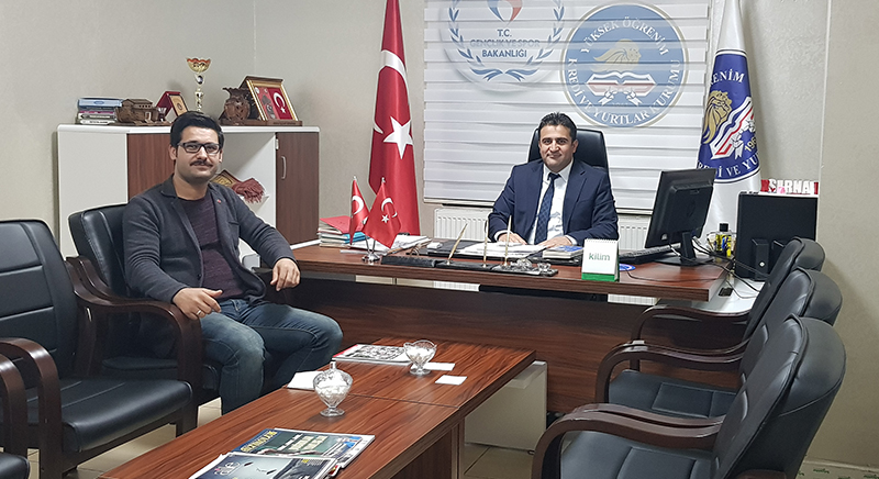 Şırnak Üniversiteli MMG KYK Şırnak İl Müdürü Rezan Birlik’i ziyaret etti