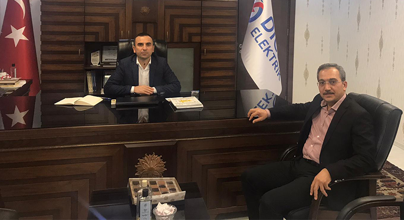 MMG Siirt’den Dicle Elektrik Dağıtım İl Müdürü Naci Obut’a Ziyaret