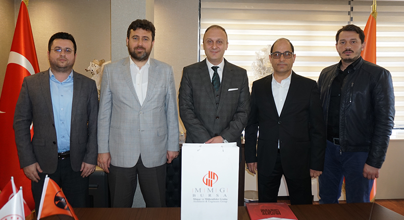 MMG Bursa Şubesi’nden Bursa Karayolları 14. Bölge Müdürü Turgay Çolak’a ziyaret
