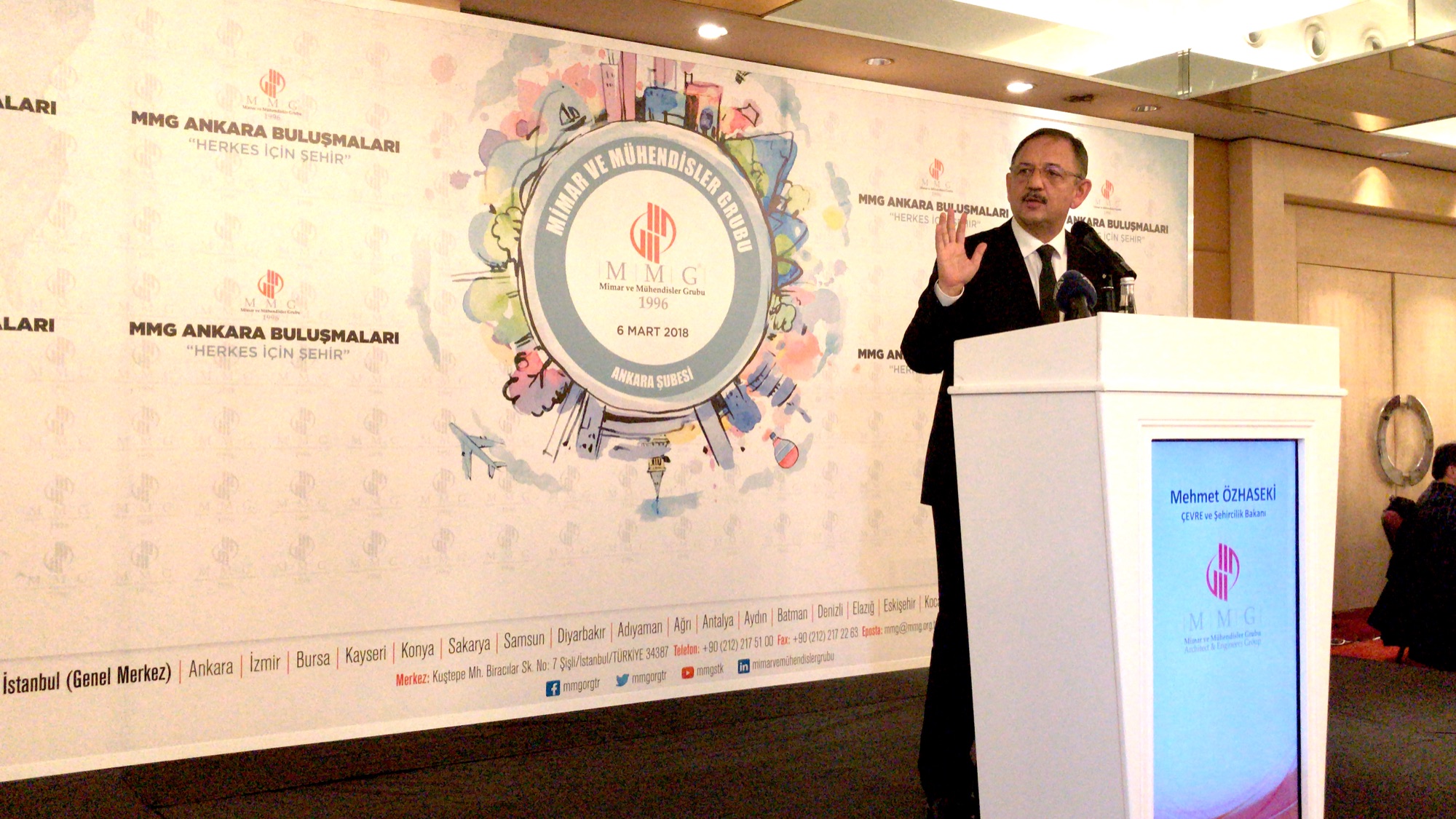 MMG Ankara Buluşmaları'nın Konuğu Bakan Mehmet Özhaseki Oldu